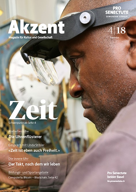 Titelbild Akzent Magazin September Nr. 4 2018 Zeit